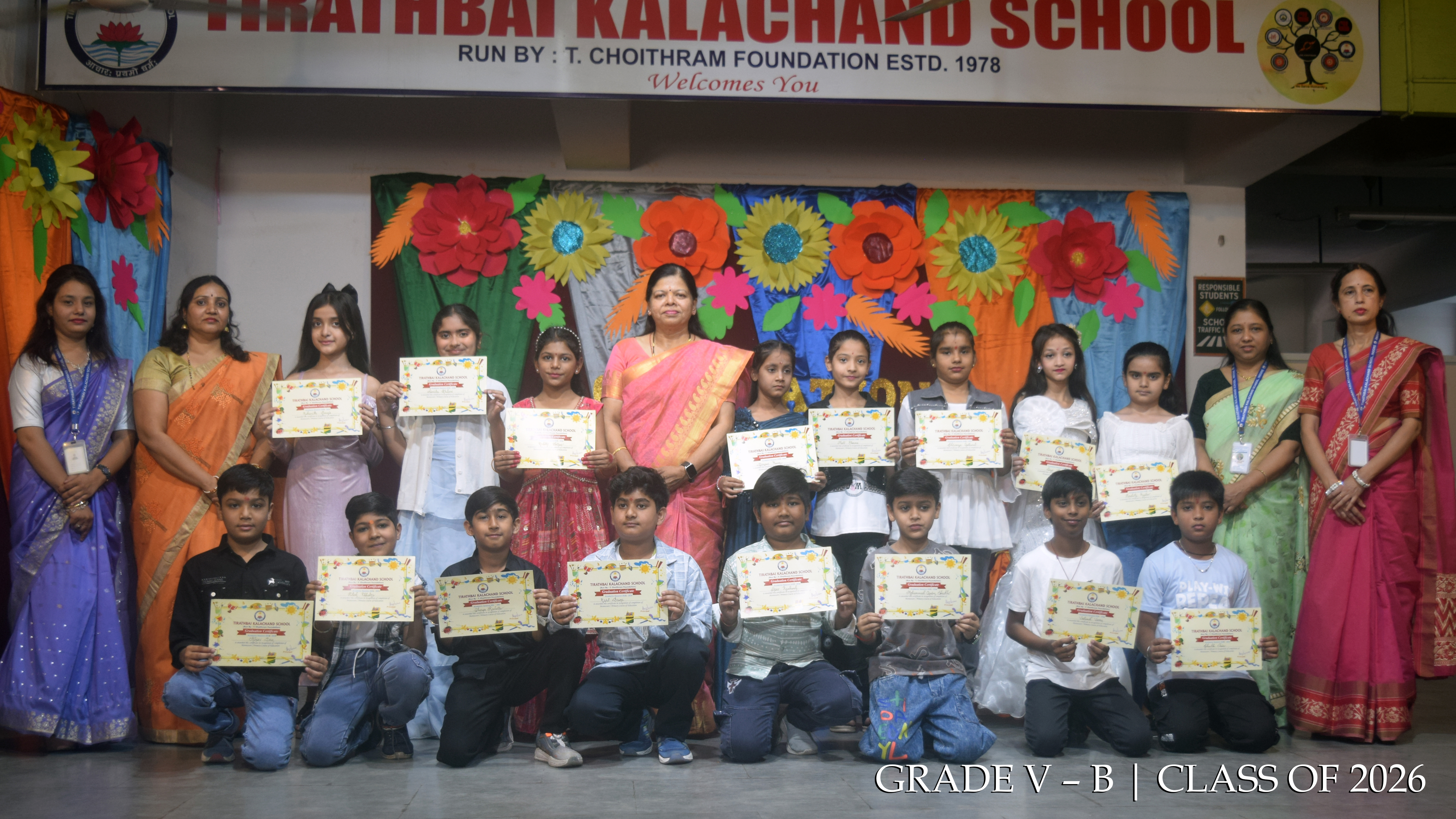 Grade V B Graduation